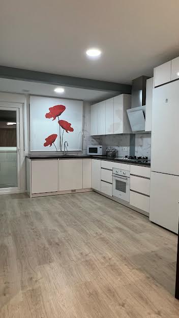 Cocina estudio en el centro